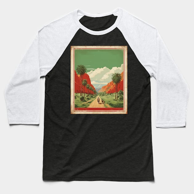 Cessnock Australia Vintage Travel Poster Tourism Art Baseball T-Shirt by TravelersGems